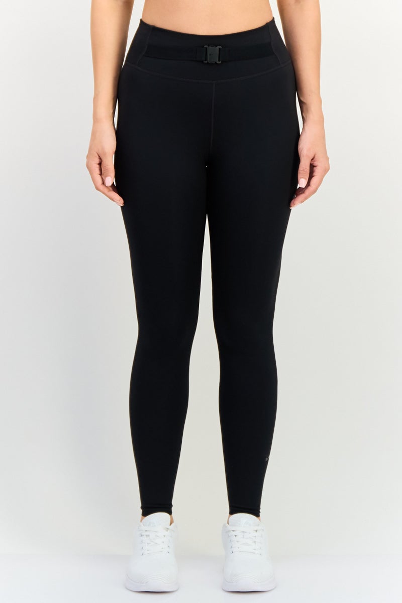 Nike Women Dri Fit Brand Logo Training Legging, Black - Image 1