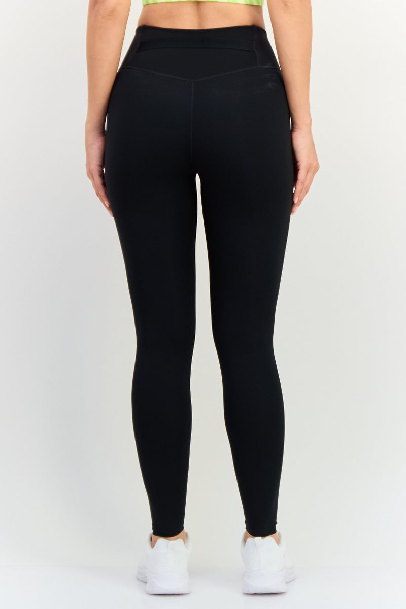 Nike Women Dri Fit Brand Logo Training Legging, Black - Image 4