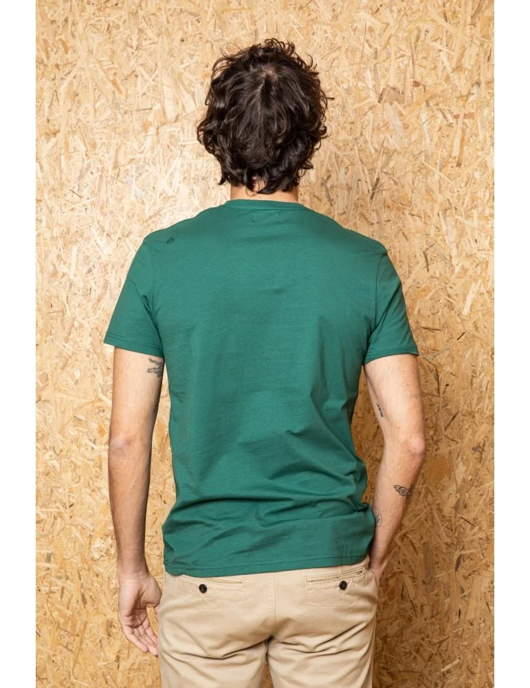 Jaqk Feel Good - Embroidered Green T-Shirt