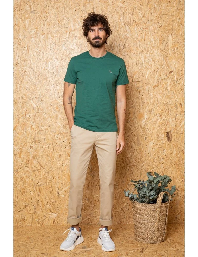 Jaqk Feel Good - Embroidered Green T-Shirt