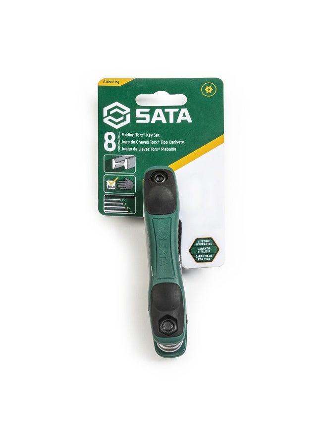 Sata SATA ST09123SJ 8-Piece Torx Key Fold-Up Set  - Image 5