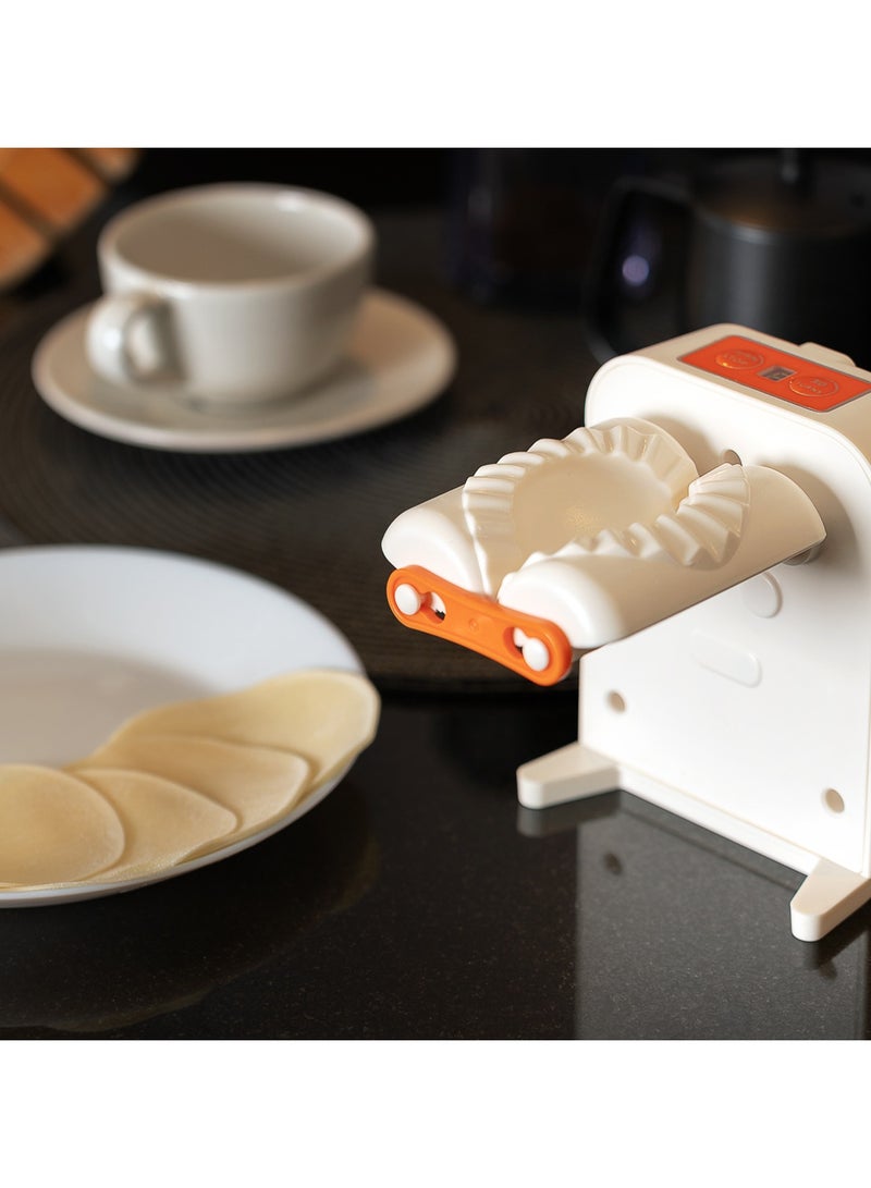 Portable Dumpling Maker / Less Messy / Easy to Clean / 2 Speeds Modes / 1500 Dumplings on a Single Charge - White