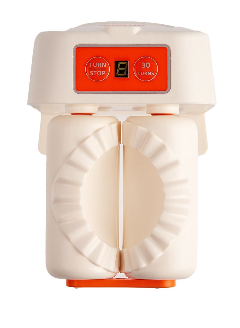 Portable Dumpling Maker / Less Messy / Easy to Clean / 2 Speeds Modes / 1500 Dumplings on a Single Charge - White