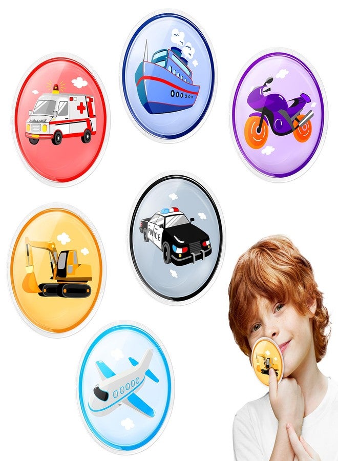 كمادات ثلج كومفي تمب للأطفال للجروح الطفيفة، مؤهلة لبرامج الادخار الصحي، كمادات جل صغيرة قابلة لإعادة الاستخدام للجروح، كمادات ساخنة وباردة صغيرة لتخفيف الألم، ألم الأسنان، الحمى، إسعافات أولية للأطفال الصغار - 6 قطع - للسيارة - Image 1