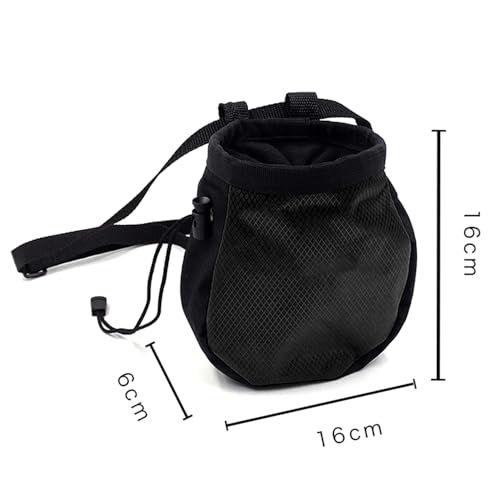 YERGOFE Climbing Chalk Bag for Rock Climbing - with Chalk Ball - Adjustable Black Chalk Bag Bouldering for Rock Climbing Equipment, Blue - Image 5