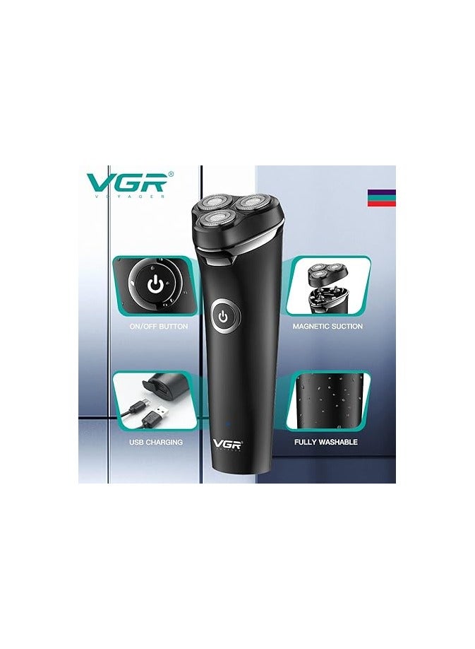 VGR V-319 Men's Hair Clipper & Beard Trimmer Black - Image 3