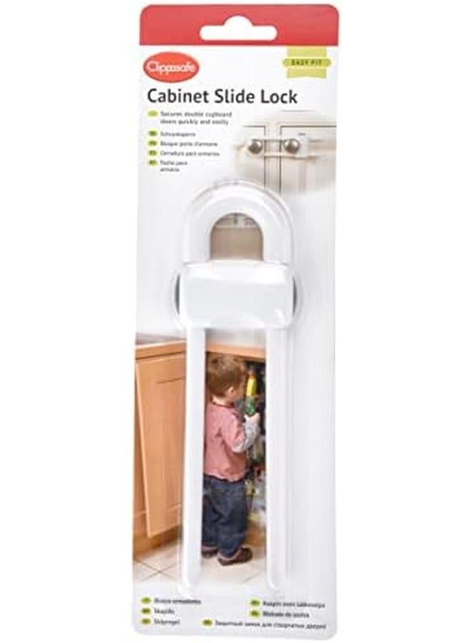 كليبا سيف Cps 3054 قفل منزلق للخزانة باللون الأبيض - Image 2