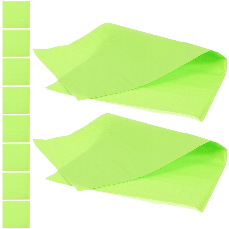 Light Green Double Layer Disposable Paper Napkins 20pcs for Party Birthday Restaurant Use - Image 2