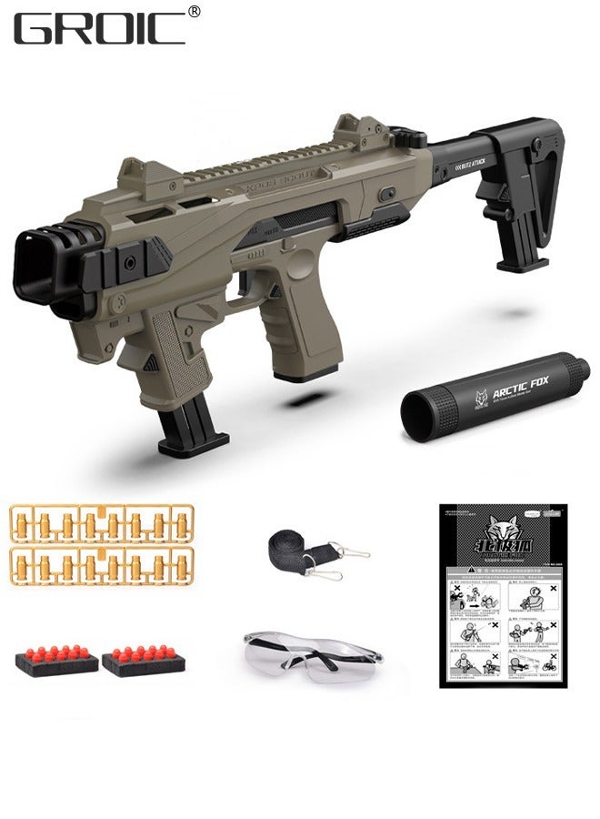 GROIC Combination Soft Bullet Toys Gun for Boys, Empty Shell Ejecting Design,Blasting Toy Foam Blaster with 20 Soft Foam Bullets,Shell-throwing Soft Gun - Image 1