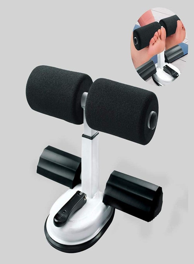 Overa Portable Sit Up Bar with Suction Cup, Strong Fixation, Metal Dual Bar, Comfortable Grip for Fitness Exercise Abdominal Muscles Full Body Training - Image 2