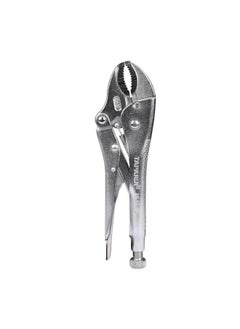 Taparia Taparia 1641-10 / 1641N-10 inch 250 mm Curved Jaw Locking Pliers mole Wrench Vise vice Grip, Silver  - Image 1
