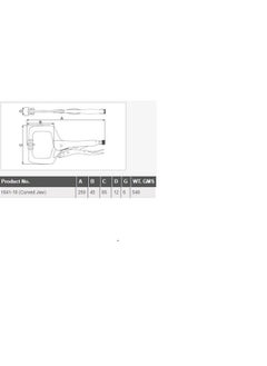 Taparia Taparia 1641-10 / 1641N-10 inch 250 mm Curved Jaw Locking Pliers mole Wrench Vise vice Grip, Silver  - Image 2