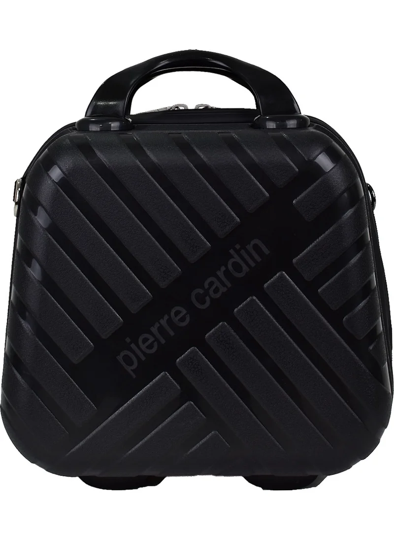 بيير كاردان Unbreakable Makeup Bag Hand Suitcase with Shoulder Strap Black PC1960