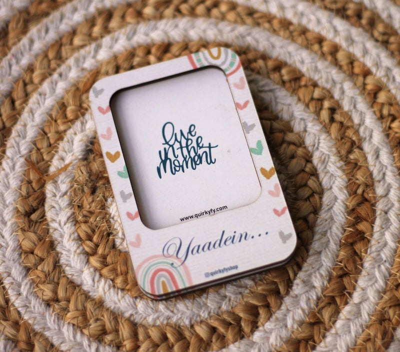 QuirkyFY XOXO Theme Photo Frame Fridge Magnets | Picture Frame | Magnets (4x3 inches) - Image 3