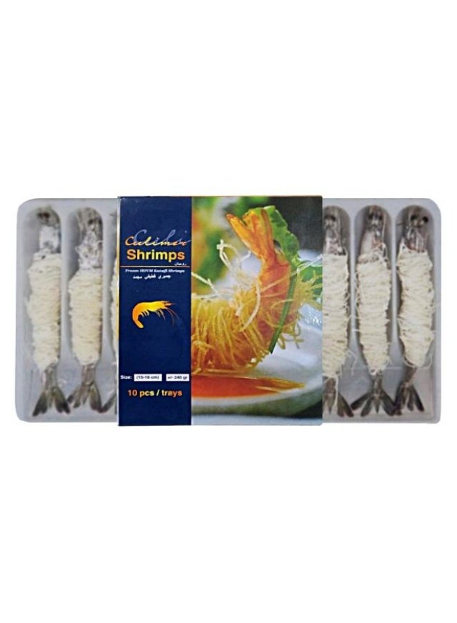 Kataifi Shrimps, 10 pcs per tray, Vietnam