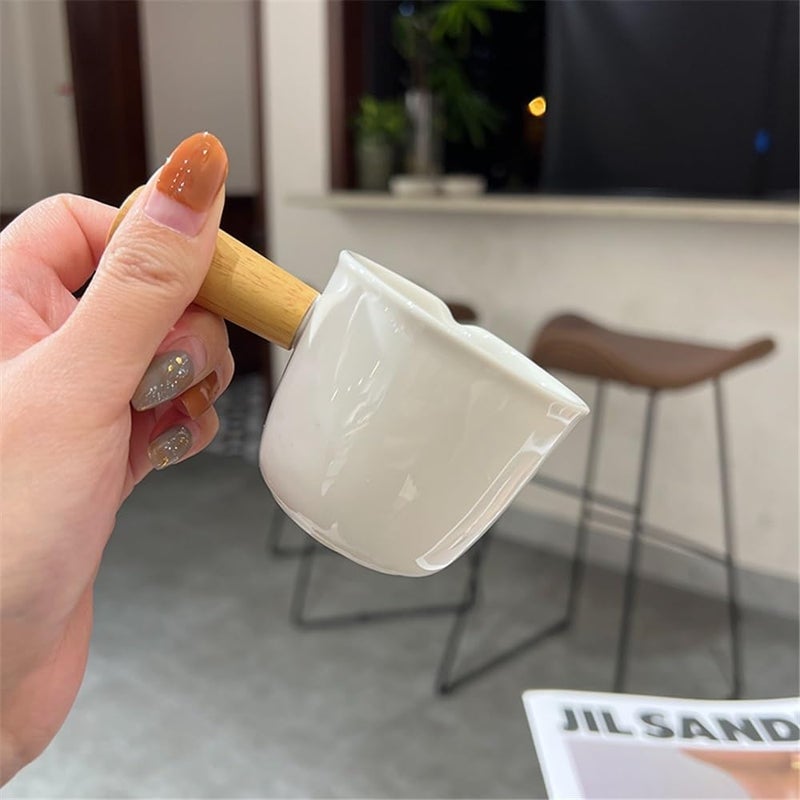 Gravy saucer Mini Coffee Milk Pitcher With Handle Western Food Sauce Dish Boat Boats - Image 3