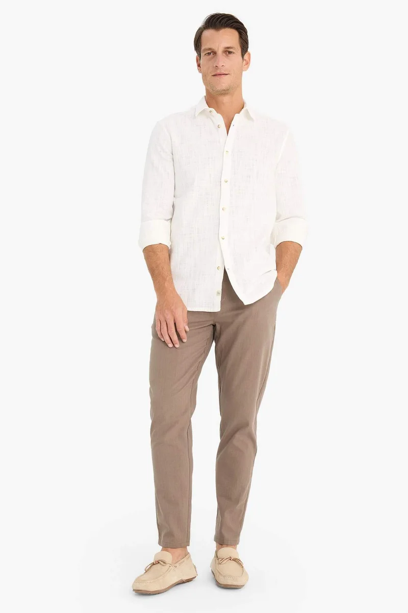 Defacto  Cotton Skinny Leg Elastic Waist Summer Joggers for Men | Best Price UAE