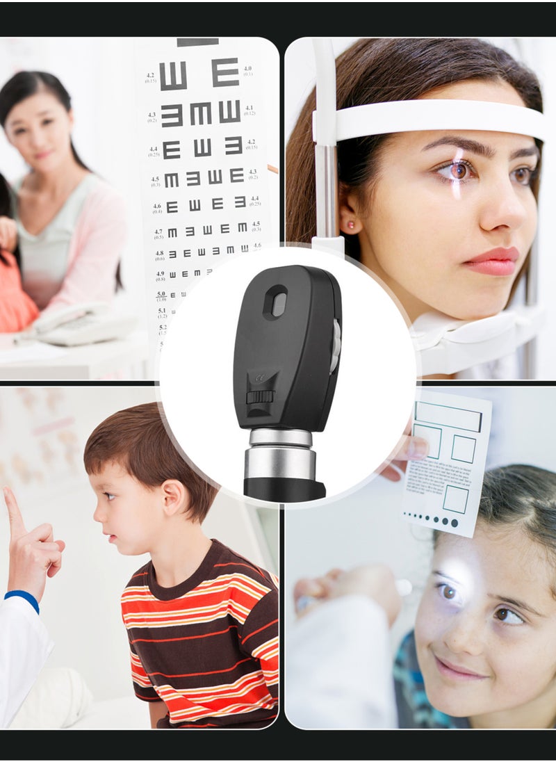 Generic Direct Ophthalmoscope 5 Different Apertures Professional Portable Handheld Ophthalmoscope Eyes Ophthalmic Diagnostic Supplies  - Image 3