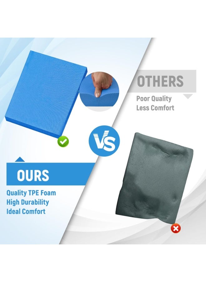 PTTIMFFM Foam Balance Pad, Non-Slip High-Density EVA Cushion for Yoga, Physical Therapy, Core Training, Pilates, Home Fitness - Image 5