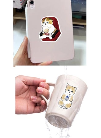 Vox Art Vintage Sticker 50's- Cat Sticker 5-7cm  - Image 3