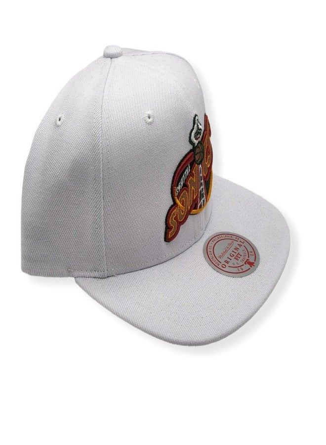 Mitchell & Ness NBA Seattle Supersonics Wool Solid Snapback (Green, OSFA) - Image 3