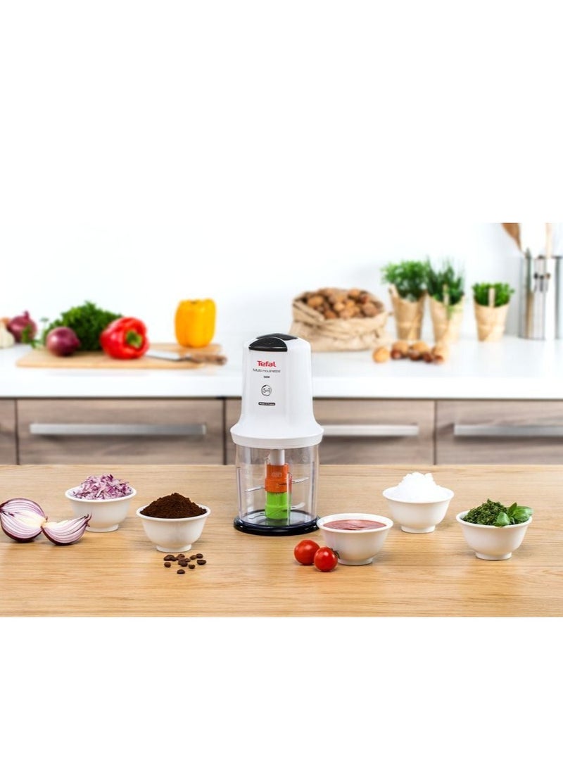 Tefal MQ7221 Chopper 500W, 500ml, 4 Blades White and Grey - Image 4