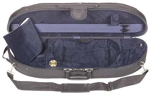 Bobelock Half Moon 1047 Black/Blue 4/4 Violin Case - Image 2