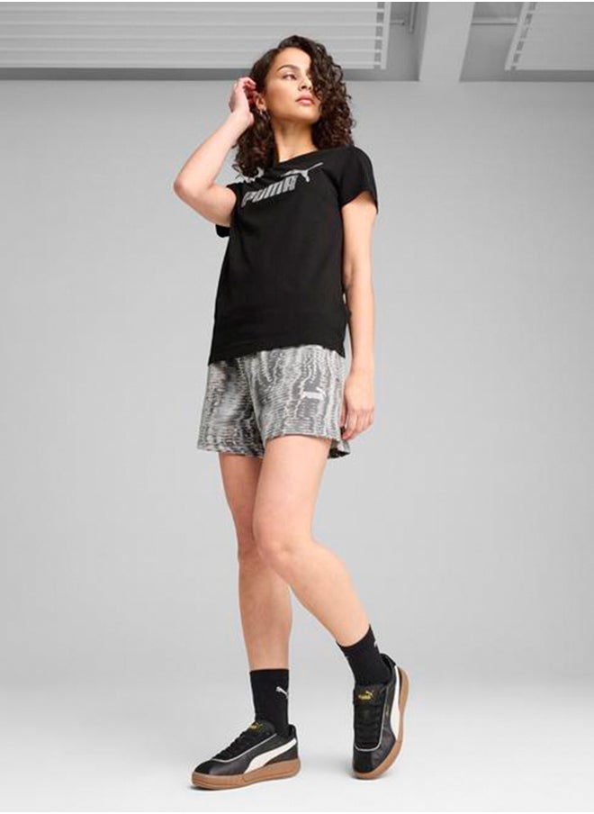 PUMA 4" Essential Nature 2.0 Mid Rise Shorts  - Image 3