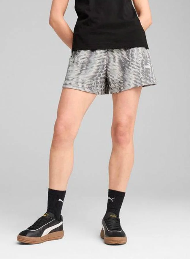 بوما شورت أساسي طبيعي 2.0 بخصر متوسط