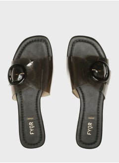 FYOR One Strap Low Heel Sandals  - Image 4