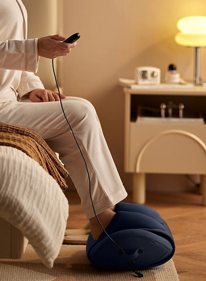 Generic Foot and Calf Massager with Detachable Sleeves, 3 Speed Levels Foot Massager, Heat Therapy, Remote Control, Full Body Relaxation for Calves Thighs Waist Arms - Image 1