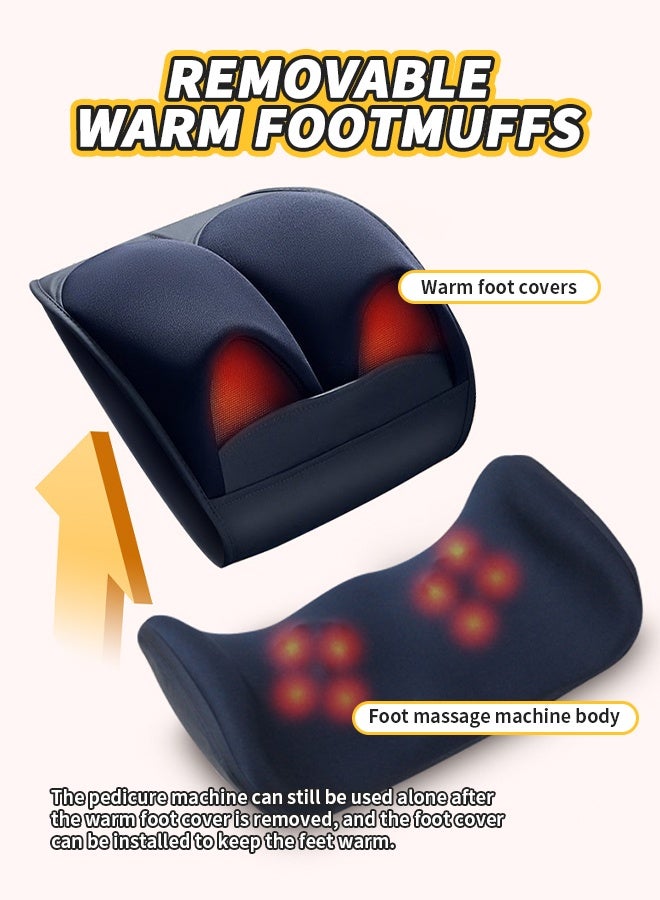 Generic Foot and Calf Massager with Detachable Sleeves, 3 Speed Levels Foot Massager, Heat Therapy, Remote Control, Full Body Relaxation for Calves Thighs Waist Arms - Image 4