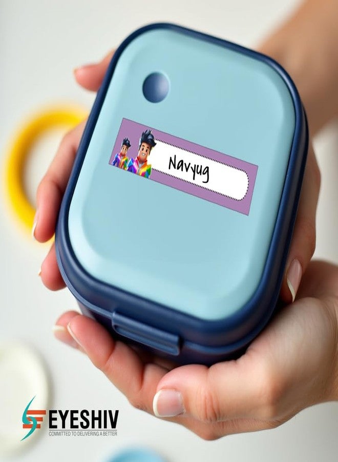 EYESHIV Hand-on Beautiful HD Quality Cute Labels for Kids’ Belongings | Labels for Kids School Supplies 100 Pices. - Image 2