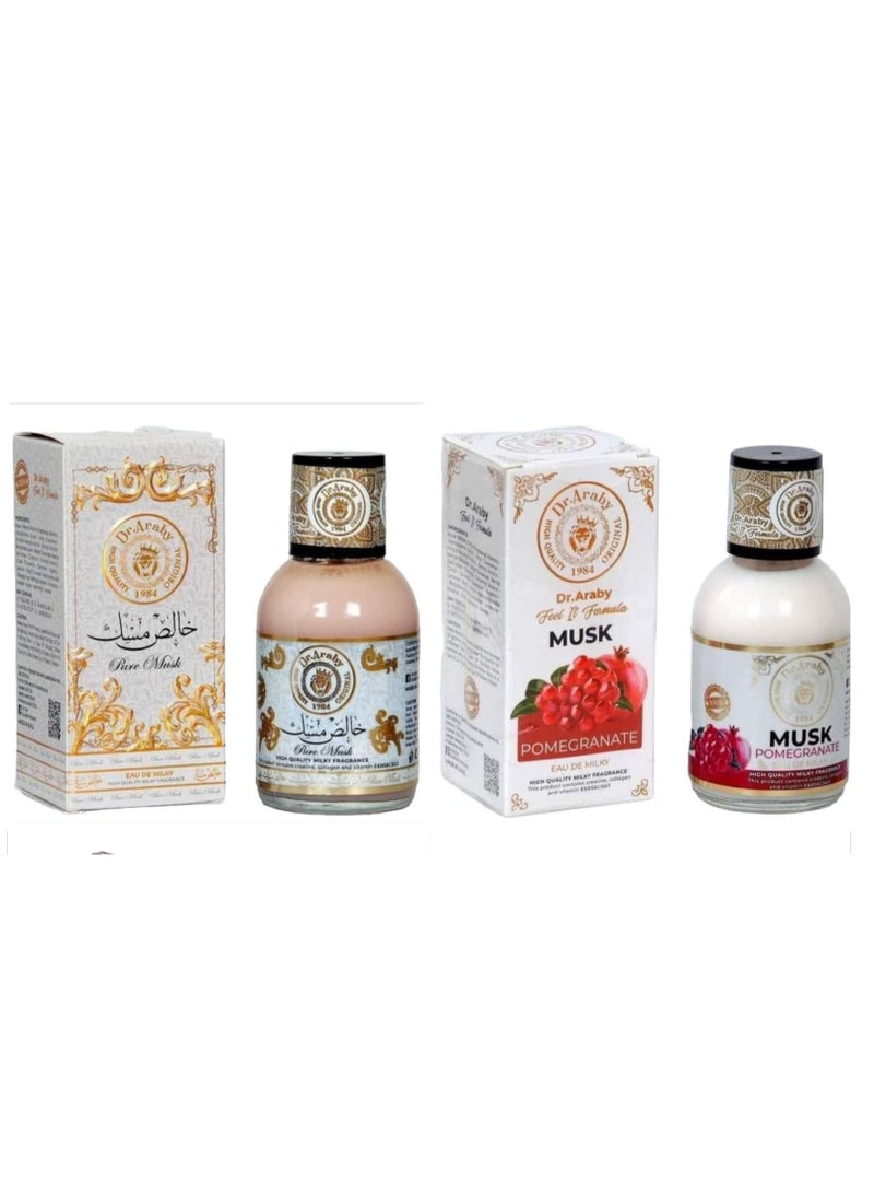 DR ARABY Perfume milky Dr. Arabic, 2 pieces, different perfumes, the size of the piece is 135 ml - Image 1