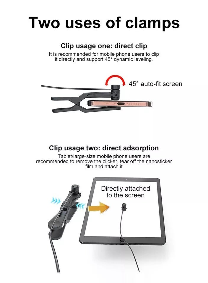 3 Click Head Auto Clicker for Smart Phone, 2025 New Phone Screen Tapper for Phone Apps Video Live Streaming  - Image 5