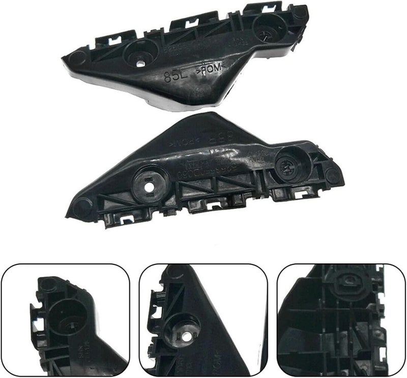 DEMULAX Car Front Bumper Support Bracket for Toyota Yaris Sedan - Image 2