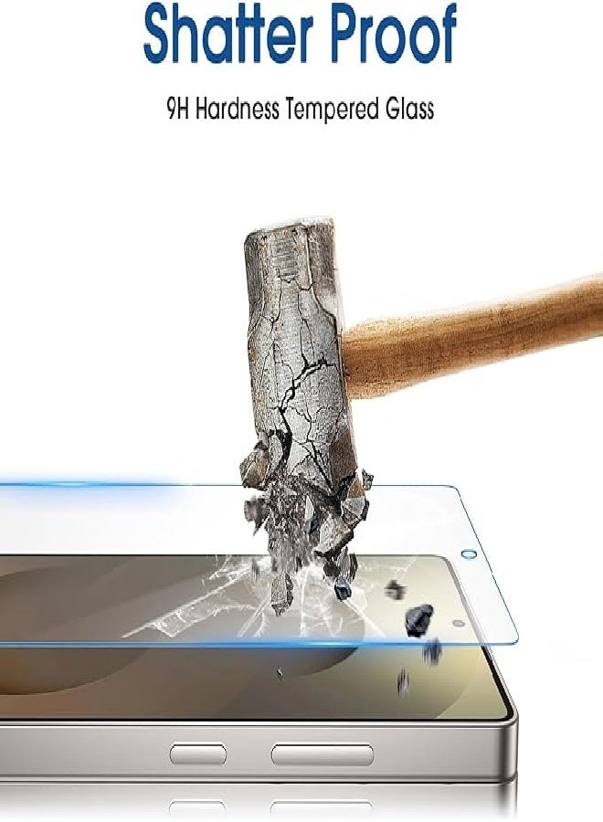 Screen protector for Samsung Galaxy S24 （2 pack）for Tempered Glass, 30 Seconds Installation, Case Friendly Bubble Free，Scratch Free, 9H Hardness, HD Screen Protector, Ultra Clear, Ultra Resistant - Image 3