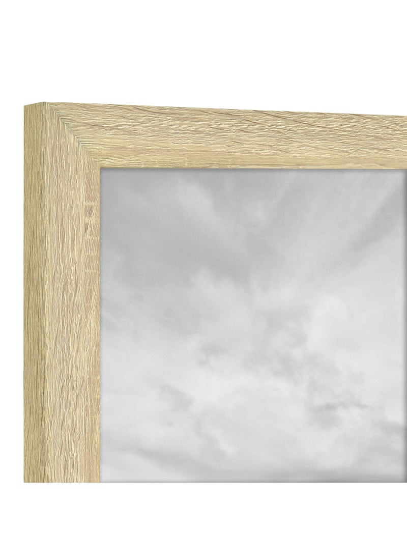 MCS MCS Studio Gallery 8x8 Picture Frame Natural Woodgrain  Wall Hanging & Easel for Tapletop Display  Square Photo Frame for Photos  Posters & Art Prints (2-Pack)  - Image 3