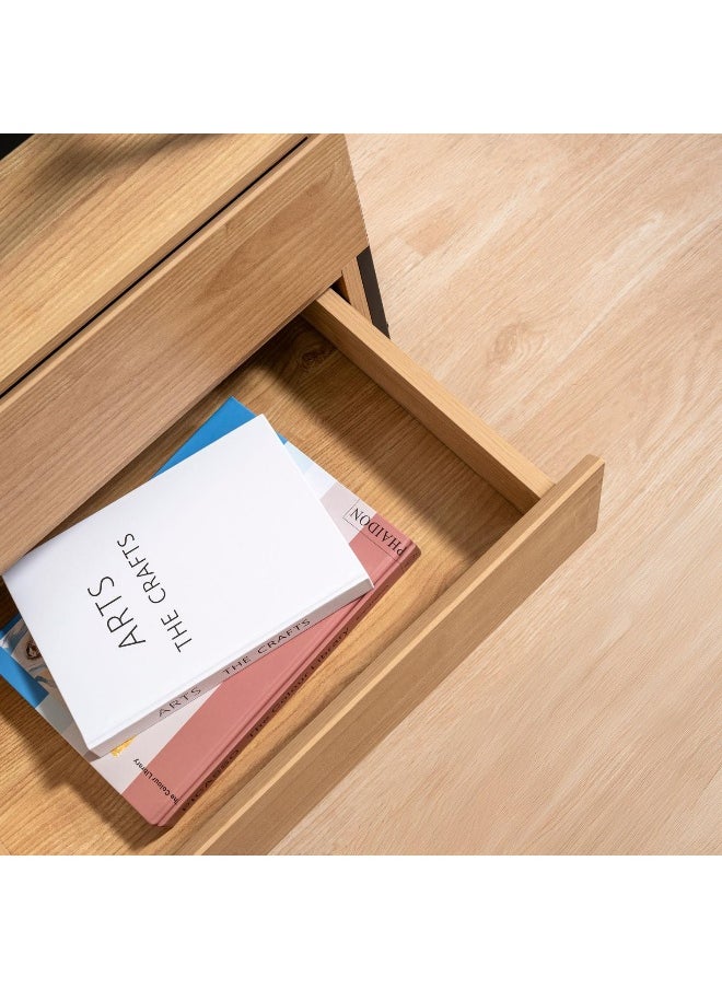 Walter Nightstand With 2 Drawer - Oak