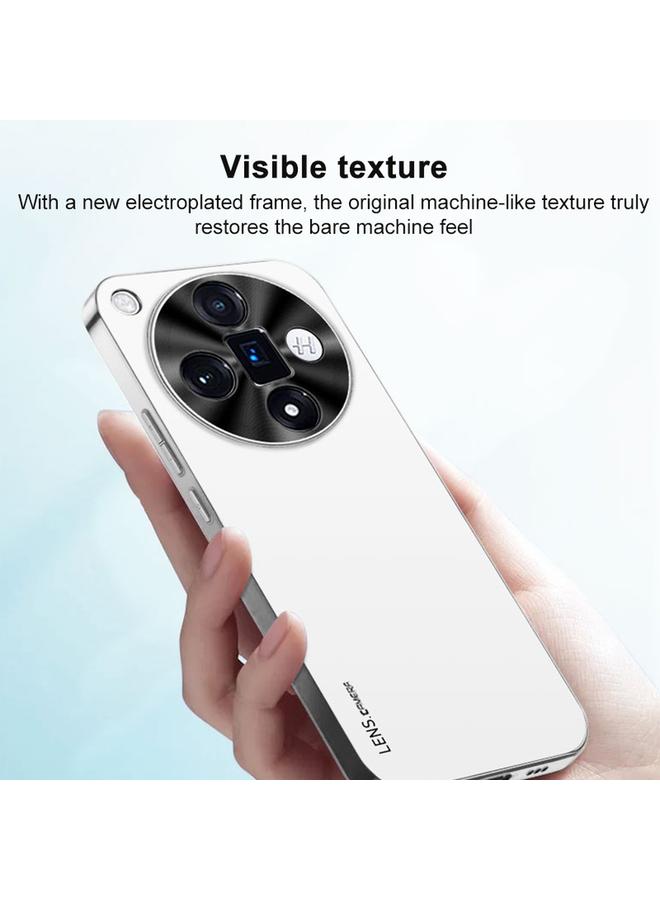 S-TOP Case For OPPO Reno9 / Reno9 Pro AG Frosted Electroplating Acrylic Phone Case - Image 2