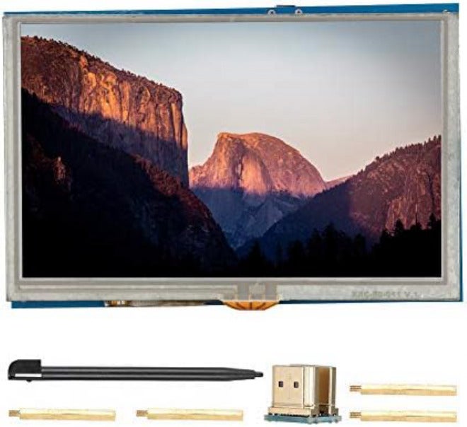 V BESTLIFE Touch Screen for Raspberry Pi, 5 Inch 800x480 HDMI LCD HD Display Monitor for Raspberry Pi3 Pi2/B+ - Image 1