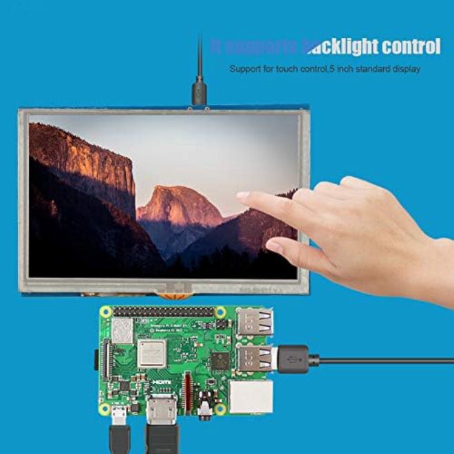 V BESTLIFE Touch Screen for Raspberry Pi, 5 Inch 800x480 HDMI LCD HD Display Monitor for Raspberry Pi3 Pi2/B+ - Image 4