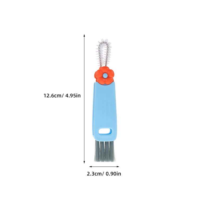 3Pcs Flexible Crevice Cleaning Brush Set For Bottles Lids Small Gaps Kitchen Travel Scrubber - Image 3