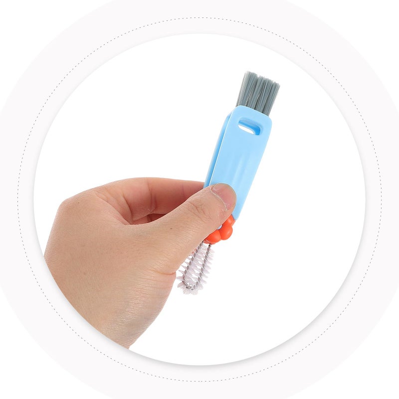 3Pcs Flexible Crevice Cleaning Brush Set For Bottles Lids Small Gaps Kitchen Travel Scrubber - Image 5