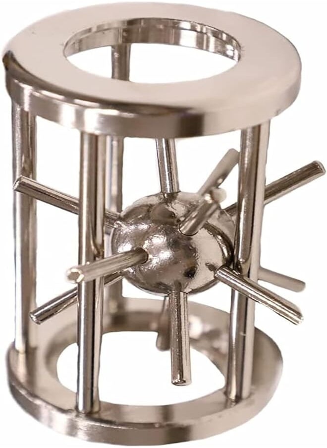 3D Metal Puzzle Toy Stress Relief And Amusement - Modern Design, Multi Color, Suitable For Adults And Children 