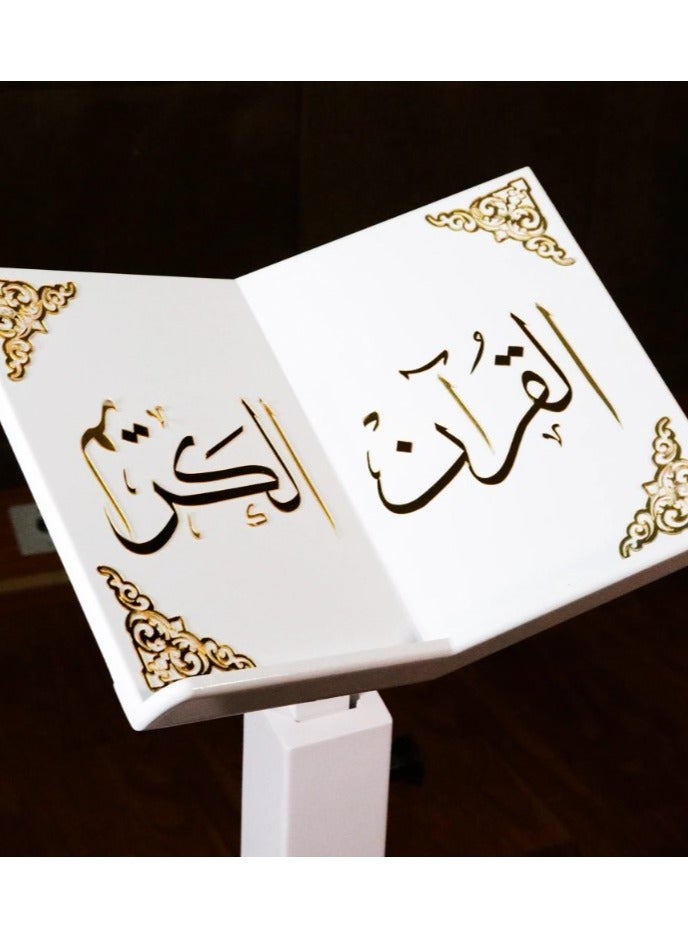 ريبنيو ستاند جديد لكتاب القرآن الكريم ، حامل مصحف قابل للتعديل ، حامل المصحف - أسود  - Image 4