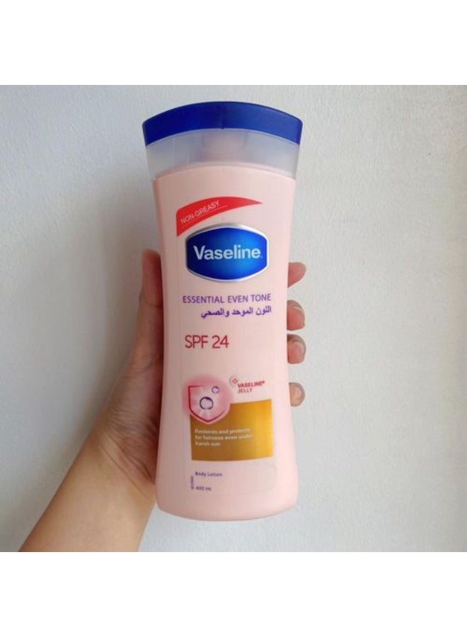 Vaseline Essential Even Tone SPF 24 Body Lotion 400ml - Image 2