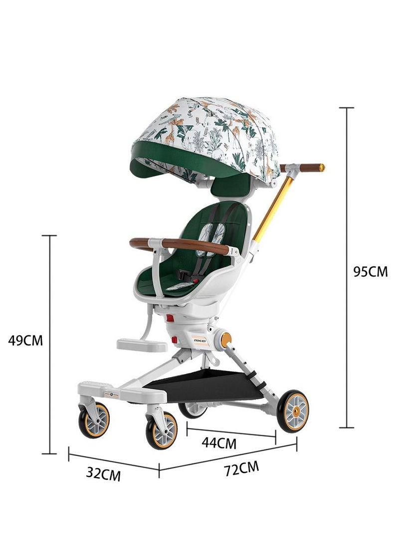 Arabest - Lightweight Travel Stroller-Compact Travel Stroller for Airplane, One-Hand Folding Baby Stroller,  Toddler Stroller With Awning - Image 1