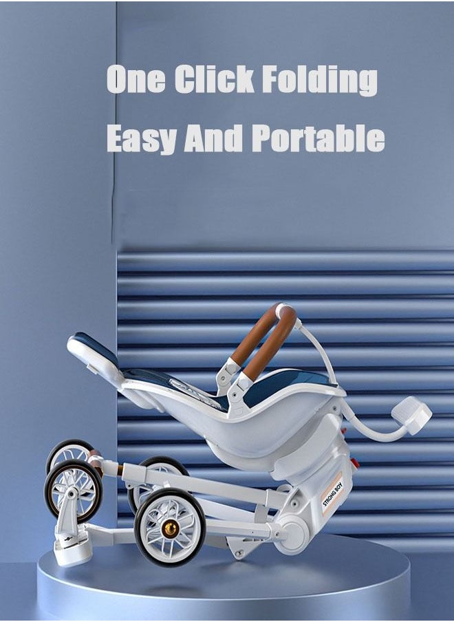 Arabest - Lightweight Travel Stroller-Compact Travel Stroller for Airplane, One-Hand Folding Baby Stroller,  Toddler Stroller With Awning - Image 1