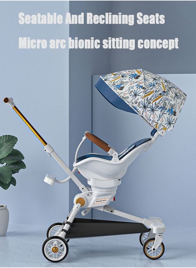 Arabest - Lightweight Travel Stroller-Compact Travel Stroller for Airplane, One-Hand Folding Baby Stroller,  Toddler Stroller With Awning - Image 1